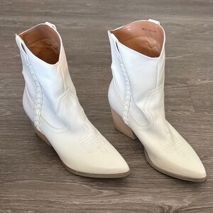 DV by Dolce Vita White Ankle Booties